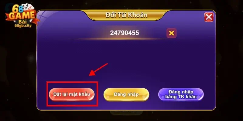Đổi Mật Khẩu 68gamebai 1 Cách đổi mật khẩu đúng cách tại 68gamebai
