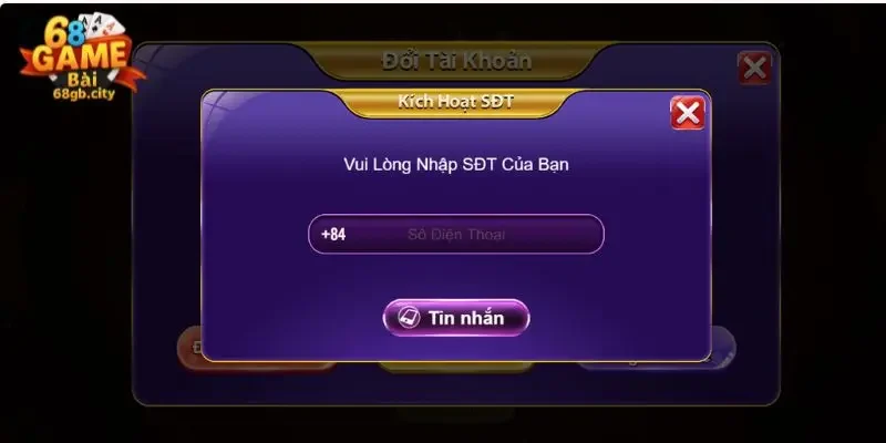 Đổi Mật Khẩu 68gamebai 2 Cài đặt mật khẩu khi có dấu hiệu đăng nhập từ người lạ